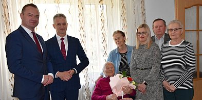 Pani Janina Ćwikła z gminy Potok Górny świętuje 100 lat
