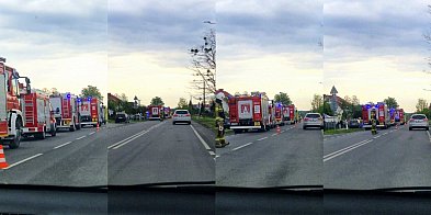 Wypadek w Aleksandrowie. Jedna osoba w szpitalu