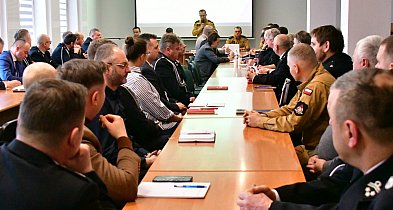 Odprawa strażacka w KP PSP w Biłgoraju (FOTO)