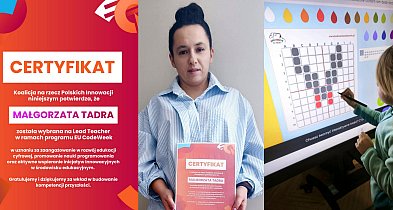 Nauczycielka z Biłgoraja wyróżniona w ogólnopolskim programie EU CodeWeek