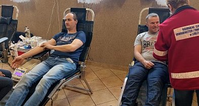 Remiza pełna życia. 26. Akcja Poboru Krwi w Lipinach Górnych-Borowinie