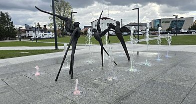 Jaskółki „przyleciały” do Księżpola! Nowa fontanna już cieszy mieszkańców