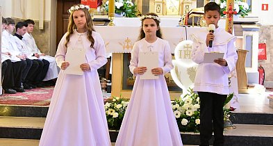 Uroczystości I Komunii Św. Dzieci z Biłgoraja i Soli przyjęły Eucharystię