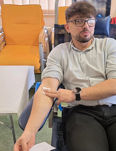 Relacja z terenowej akcji poboru krwi w Starostwie Powiatowym-60226