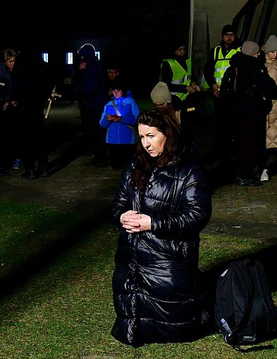 Ekstremalne wyzwanie wiary. Kilkaset osób wyruszyło z Biłgoraja na nocny szlak EDK