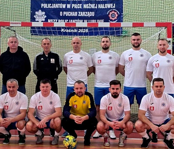 Biłgorajscy policjanci mistrzami województwa lubelskiego w piłce nożnej-58797