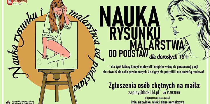 Chwyć za Pędzel! BCK ogłasza zapisy na kurs rysunku-57087