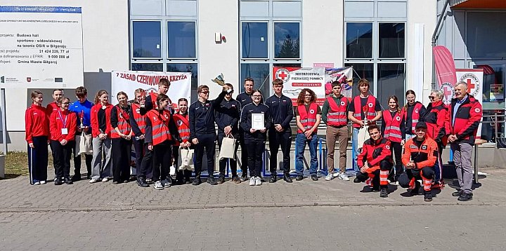 Zespół Szkół Leśnych wygrywa zawody PCK w Biłgoraju