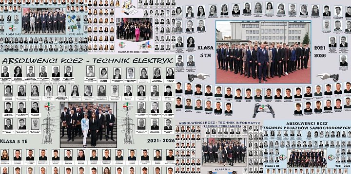 Tradycja klasowych tablo w biłgorajskim Elektryku