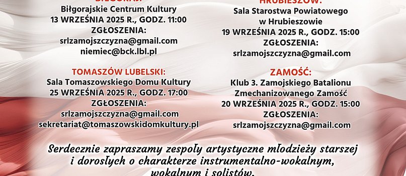 BIŁGORAJ: IV Festiwal Pieśni Powstania Zamojskiego-1846