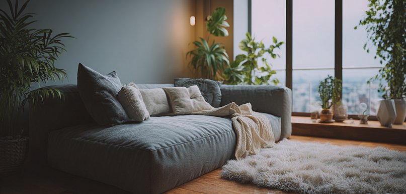 Sofy z materacem do salonu – wygoda, styl i sprytne wykorzystanie przestrzeni