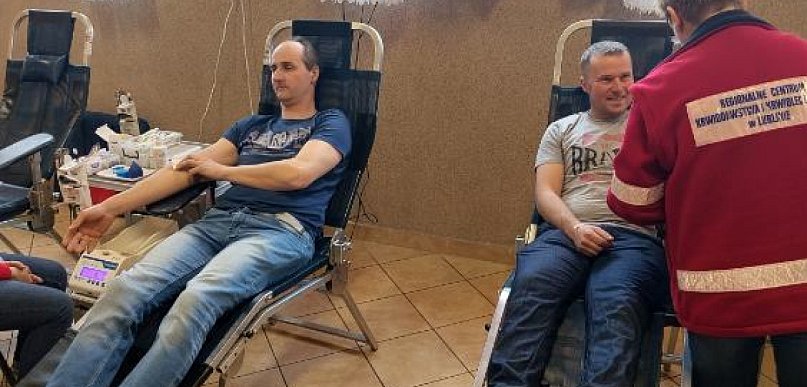 Remiza pełna życia. 26. Akcja Poboru Krwi w Lipinach Górnych-Borowinie