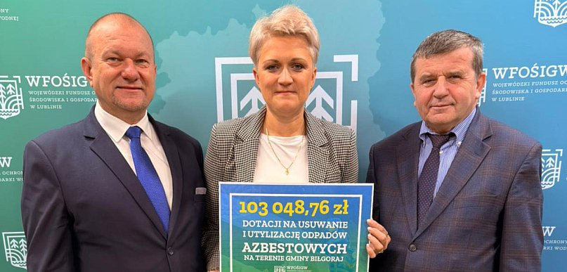 Ekologiczny krok naprzód. Gmina Biłgoraj unieszkodliwi blisko 200 ton azbestu