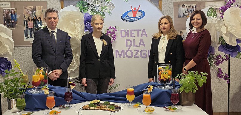 Uczennica z ZSZiO zachęca rówieśników do zdrowego odżywiania