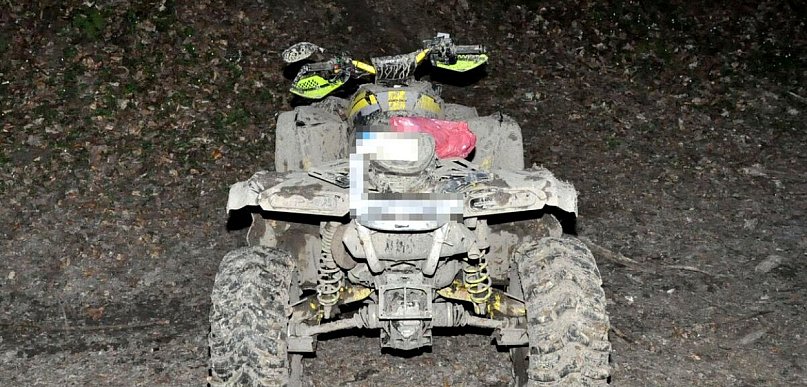 33-latek poszkodowany w wypadku na quadzie