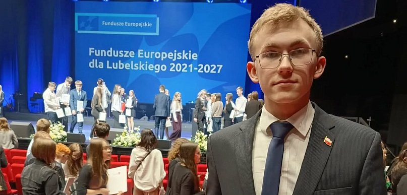 Biłgorajski „Katolik” w gronie najlepszych. Karol Łuczyn stypendystą marszałka