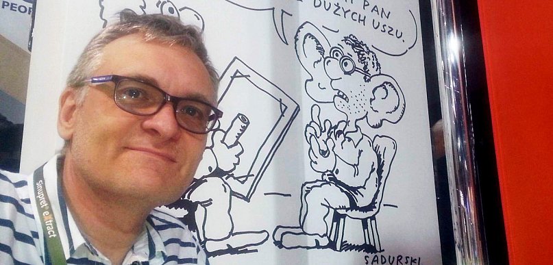 Karykatury na żywo na imprezę. Poznaj sekret Szczepana Sadurskiego