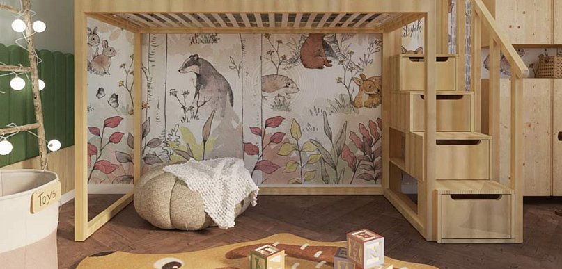 Łóżko domek ze schodkami – czy to najbezpieczniejsze rozwiązanie dla dziecka?