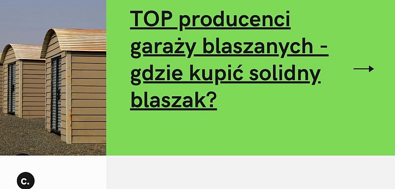 TOP producenci garaży blaszanych - gdzie kupić solidny blaszak?
