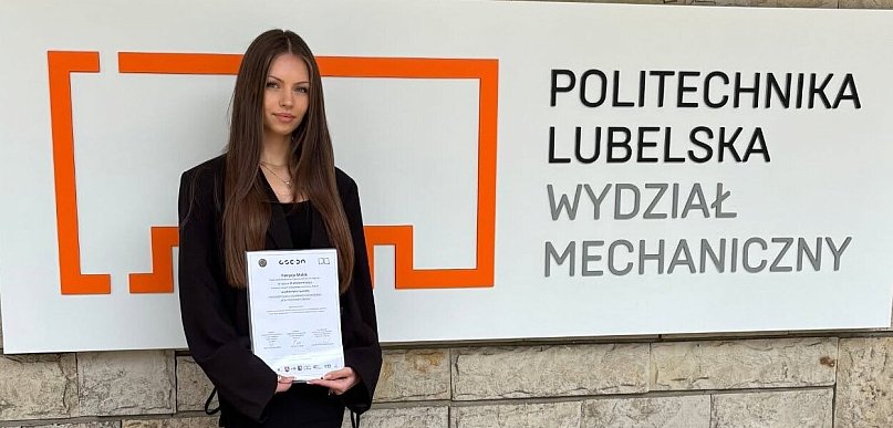 Patrycja Małek na podium w kraju! Wielki sukces uczennicy technikum