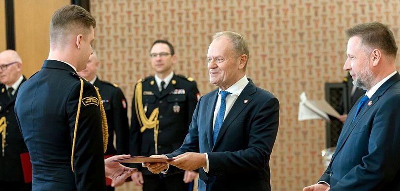 Premier podziękował bohaterom z Puszczy Solskiej koło Józefowa