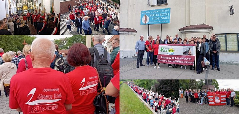 28. Pielgrzymka Krwiodawców. Pątnicy z Biłgoraja na Jasnej Górze