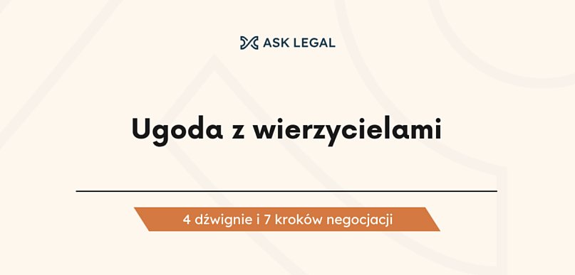 Ugoda z wierzycielami: 4 dźwignie i 7 kroków negocjacji