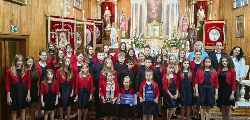 Chór Harmonia z Łukowej zdobył Srebrną Wstęgę Solczy na Litwie