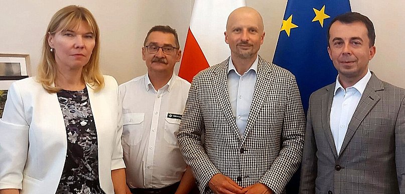 Pożar Puszczy Solskiej. Starosta Andrzej Szarlip w resorcie klimatu