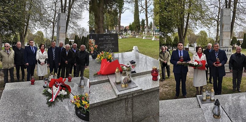 Pamięć o budowniczym Biłgoraja. Lewica Lewica uczciła 1 maja i J. Dechnika