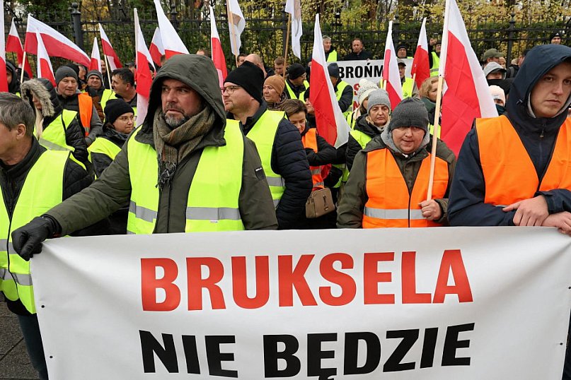 Plantatorzy tytoniu z Ziemi Biłgorajskiej na proteście w Warszawie!