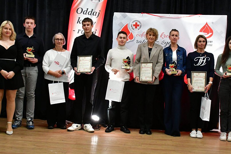 Honorowi Dawcy Krwi spotkali się w Majdanie Starym