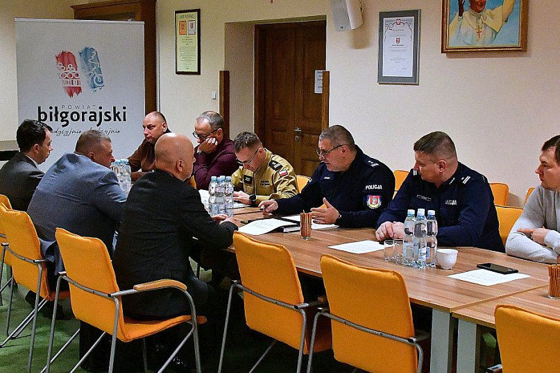 Bezpieczeństwo powiatu biłgorajskiego - posiedzenie Komisji Bezpieczeństwa i Porządku