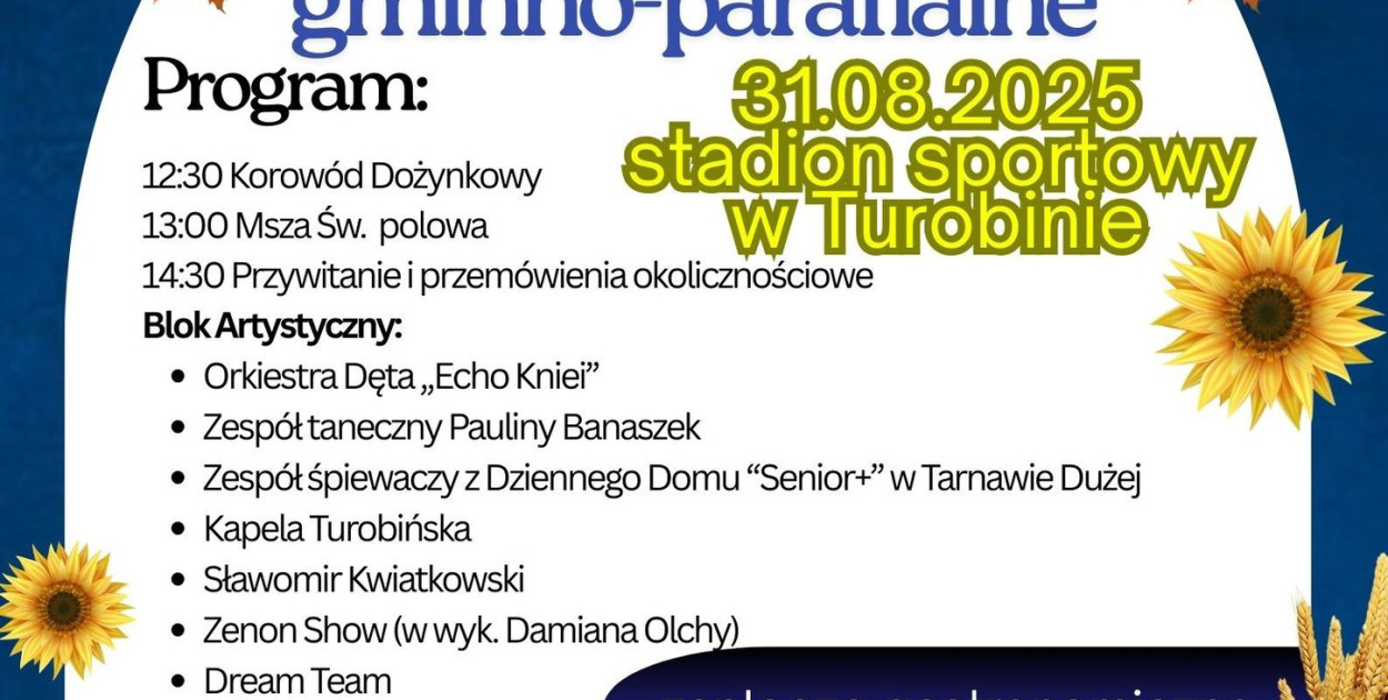 TUROBIN: Dożynki gminne 2025
