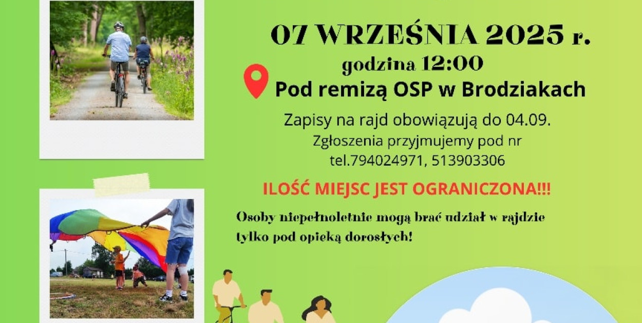 BRODZIAKI Rajd rowerowy
