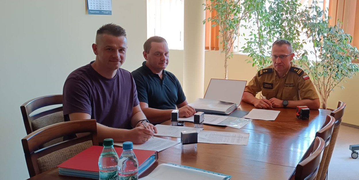 KP PSP w Biłgoraju rozpoczyna rozbudowę garażu