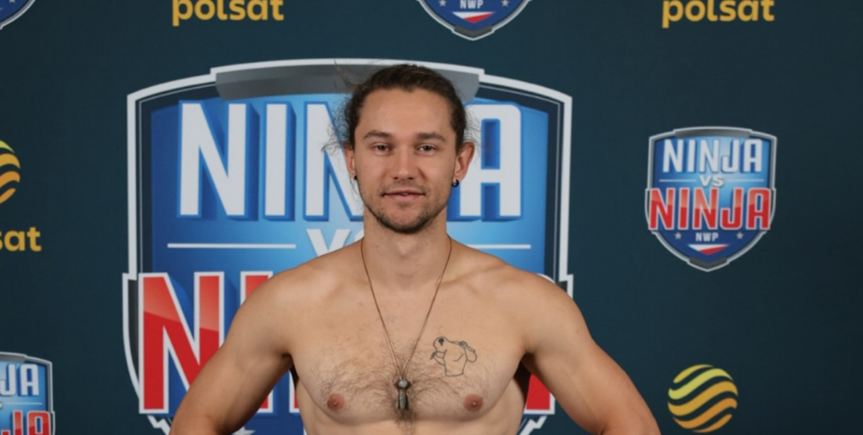 Piotr Lisiczka z Biłgoraja w programie Ninja vs. Ninja