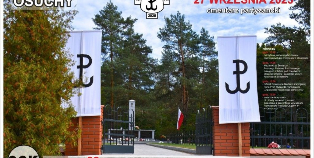 OSUCHY: 81. rocznica poświęcenia cmantarza oraz 86. rocznica powstania polskiego Państwa Podziemnego