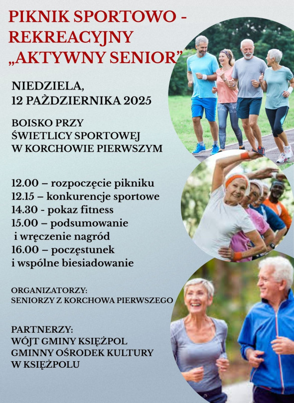 KORCHÓW PIERWSZY: Piknik "Aktywny senior"