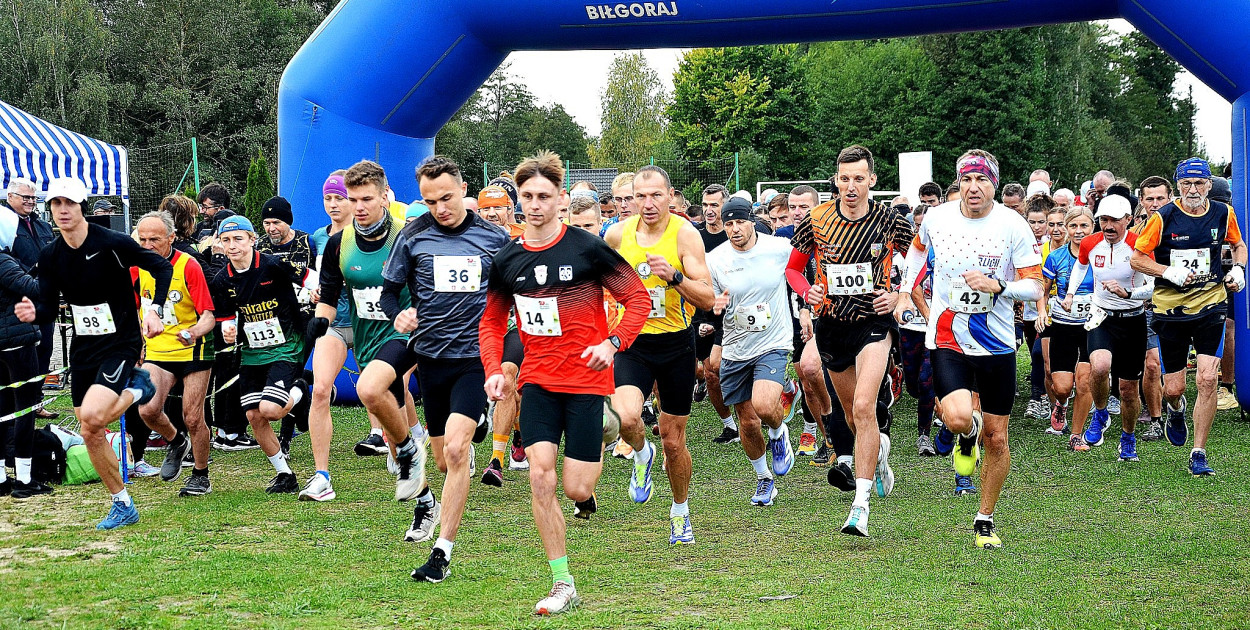 37. Bieg 10 Po Ziemi Biłgorajskiej: trail nad Zalewem Bojary