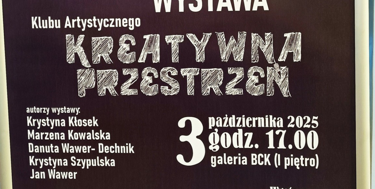 Plastyka z poezją w galerii BCK