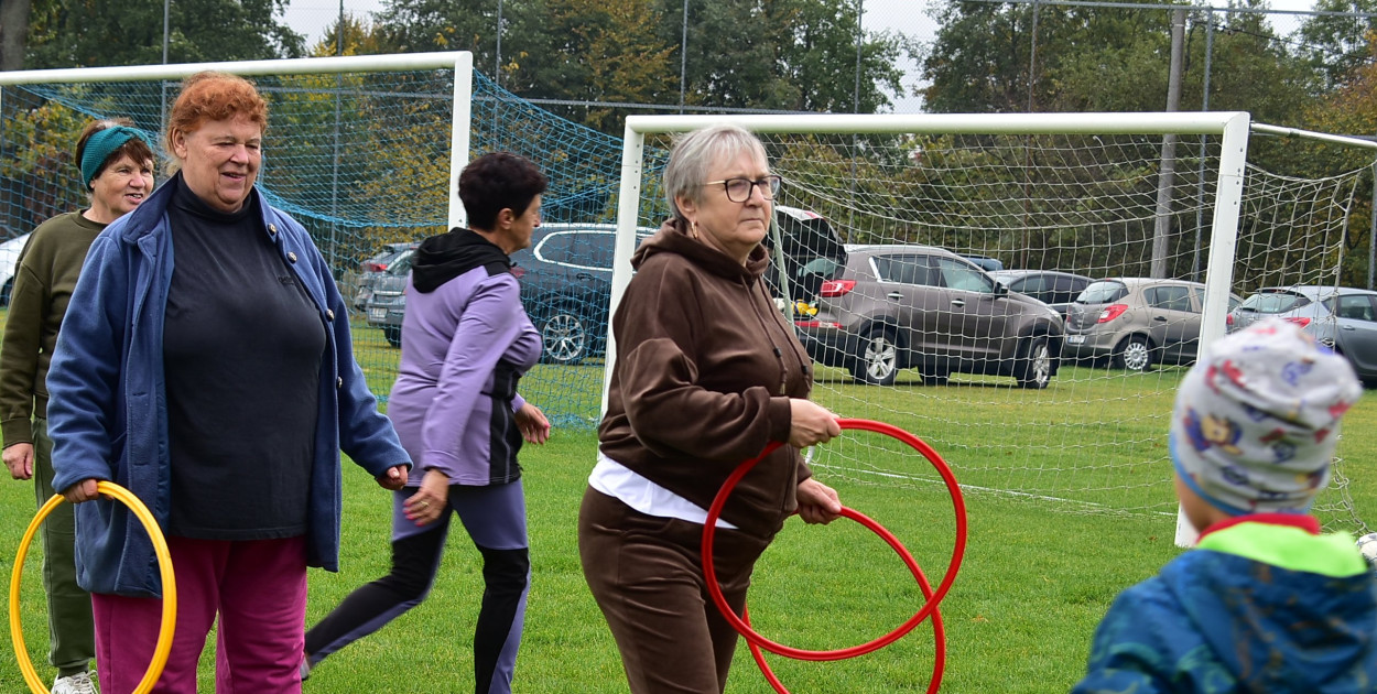 Piknik aktywności seniorów w Korchowie Pierwszym