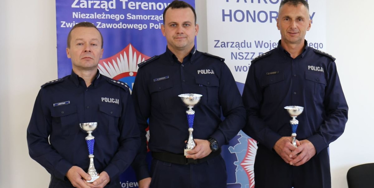 Dyżurny z Biłgoraja na podium! Asp. szt. Sławomir Pisiewicz trzeci w lubelskim garnizonie Policji