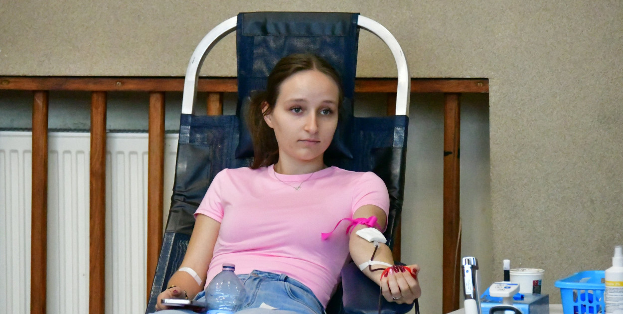 Terenowa akcja poboru krwi w RCEZ Biłgoraj