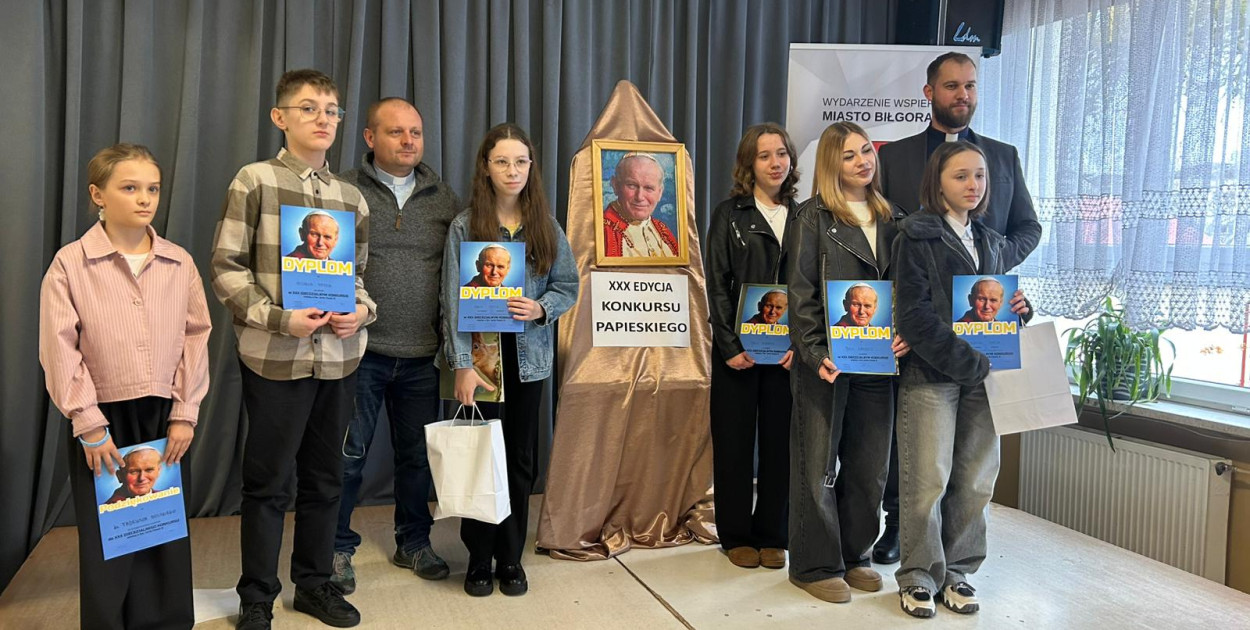Diecezjalny konkurs o Janie Pawle II odbył się w Biłgoraju