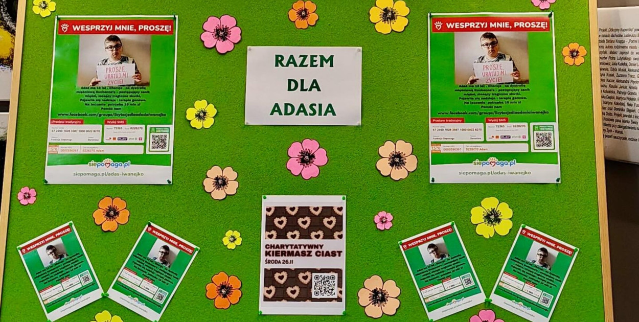 Mikołajkowy prezent dla Adasia od I LO im. ONZ