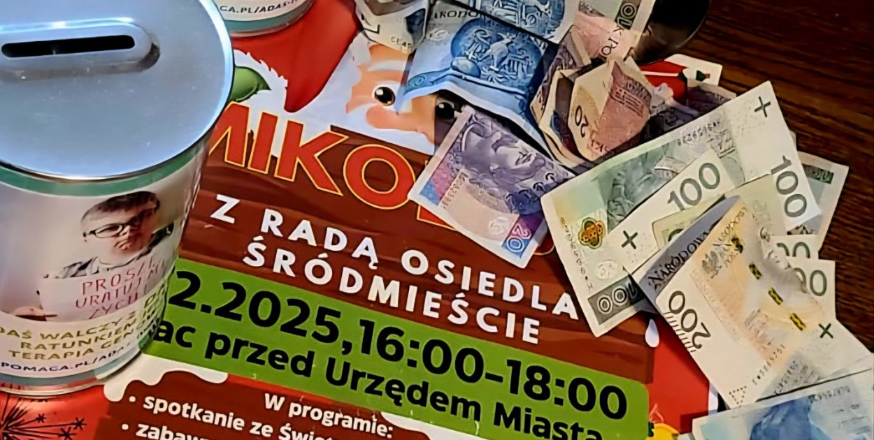 Rada Śródmieście: Wasza dobroć przyniosła 2833,05 zł dla Adasia