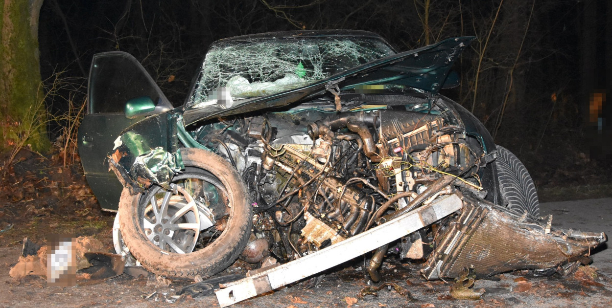 Dwie osoby ranne w wypadku