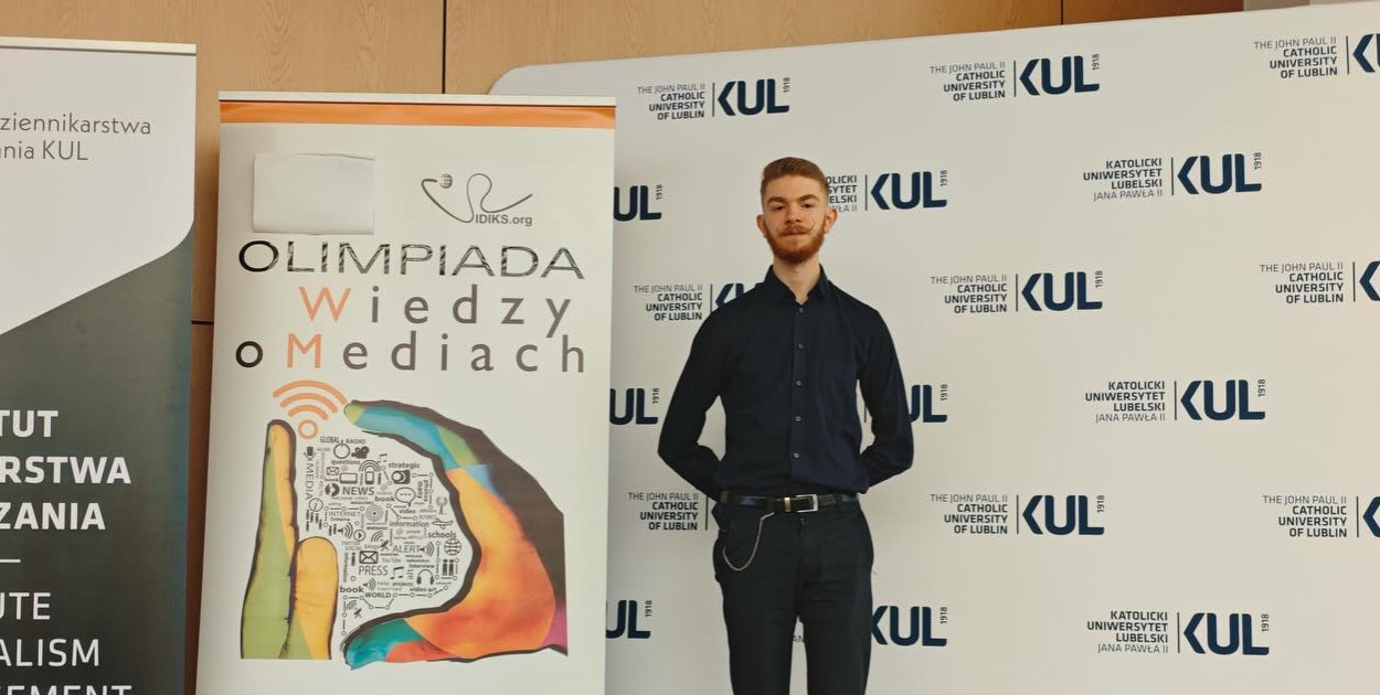 Uczeń ONZ-etu w finale Olimpiady Wiedzy o Mediach