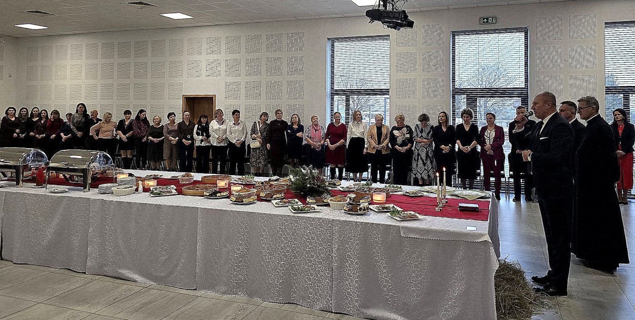 Wigilia w Księżpolu. Samorządowe spotkanie opłatkowe w GOK-u (FOTO: Jarosław Piskorski/FB)